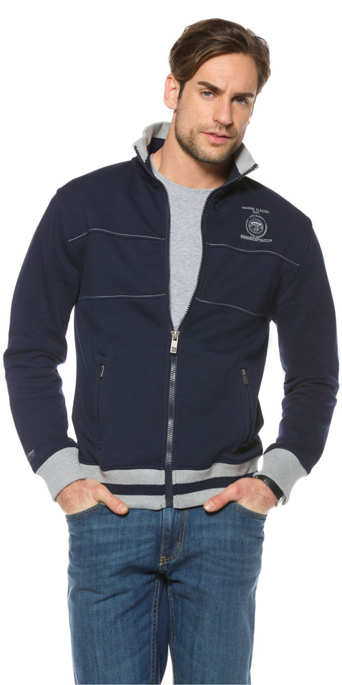 Herren Sweatjacke blau Gr&ouml;&szlig;e:XXL, Charles V&ouml;gele