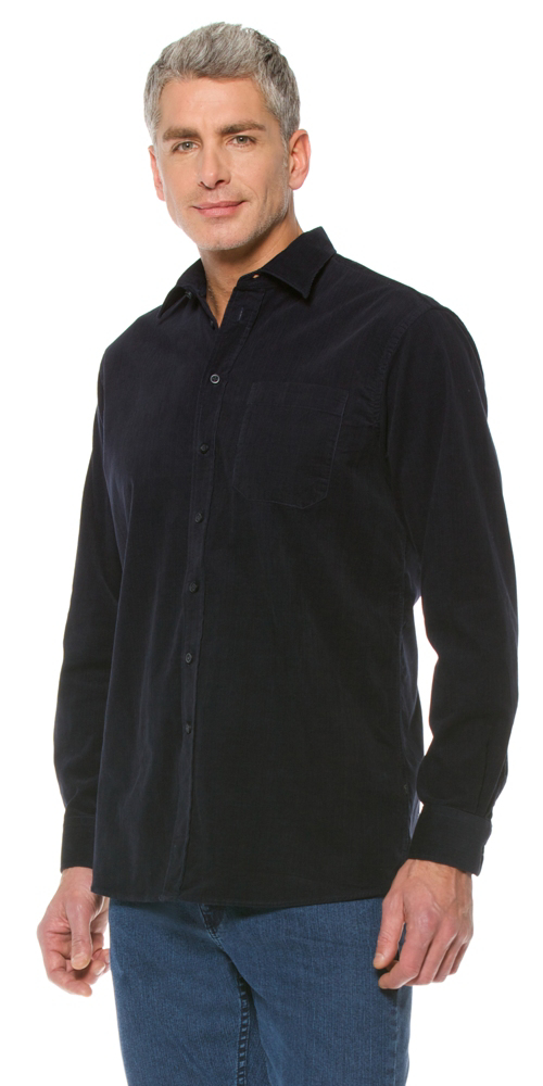 Herren Cordhemd blau Gr&ouml;&szlig;e:XXXL, Charles V&ouml;gele