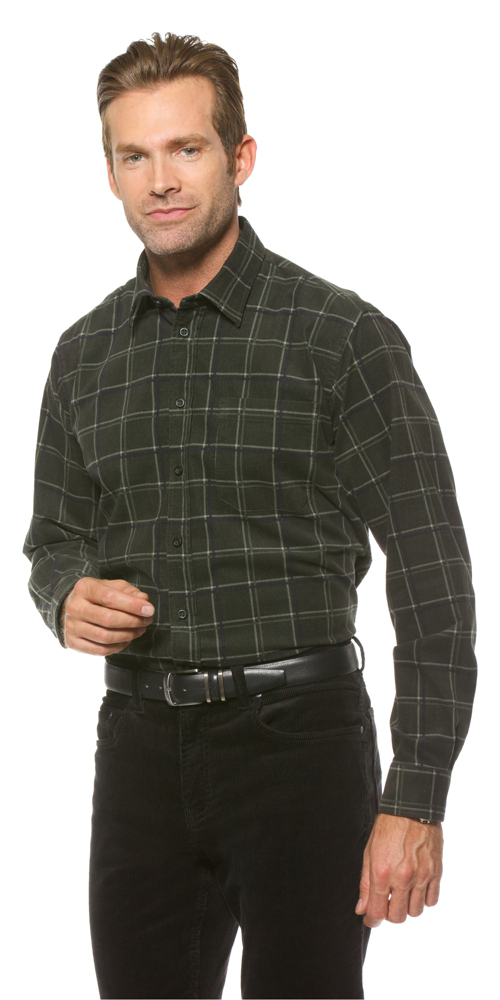 Herren Cordhemd gr&uuml;n Gr&ouml;&szlig;e:XXXL, Charles V&ouml;gele