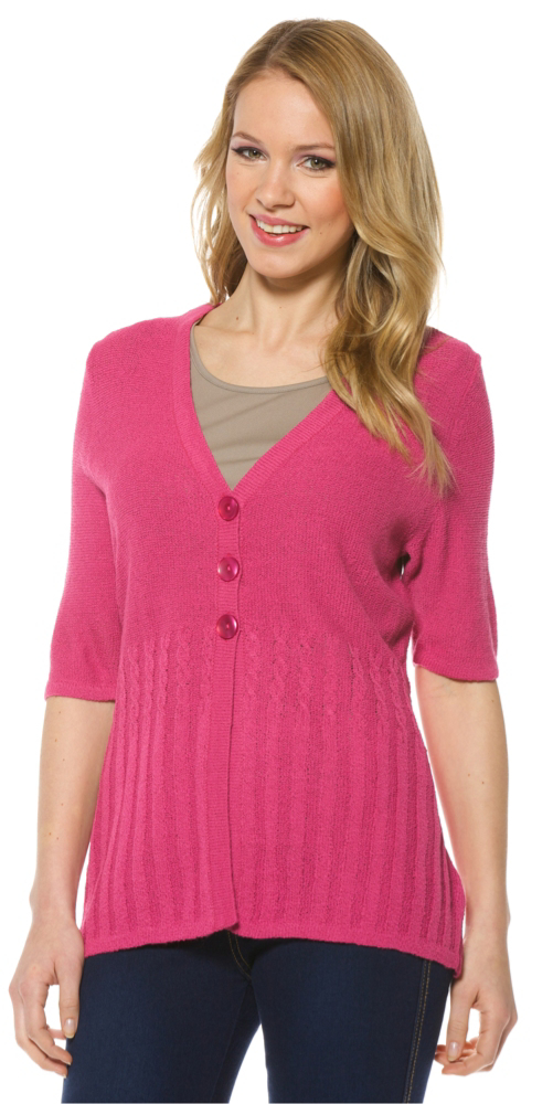 Damen Strickjacke lila Gr&ouml;&szlig;e:M, Charles V&ouml;gele
