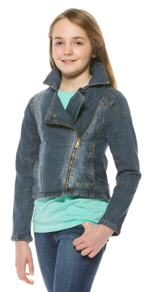 M&auml;dchen Jeans Jacke blau Gr&ouml;&szlig;e:176, Charles V&ouml;gele