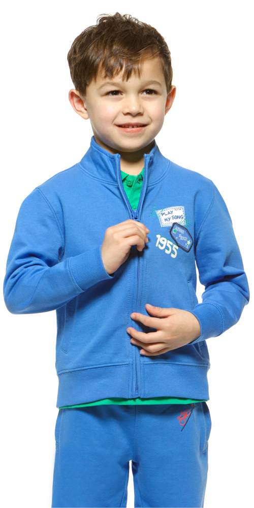Jungen Sweatjacke blau Gr&ouml;&szlig;e:110, Charles V&ouml;gele