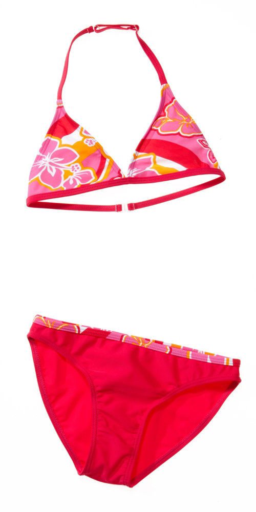 M&auml;dchen Bikini rot Gr&ouml;&szlig;e:152, Charles V&ouml;gele