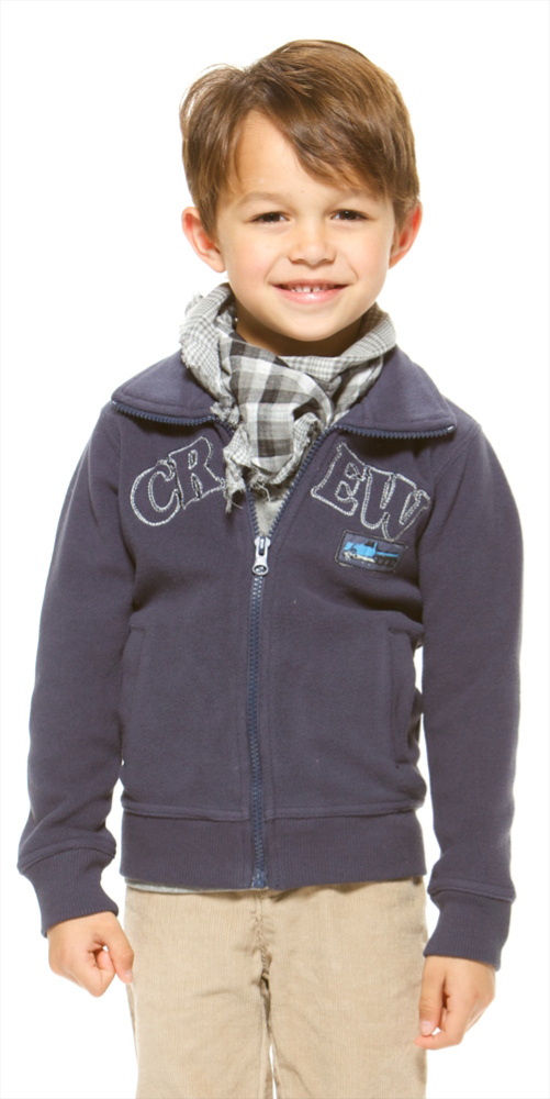 Jungen Fleece Jacke blau Gr&ouml;&szlig;e:104, Charles V&ouml;gele